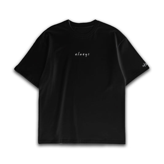 ALWAYS OFF - Black T-shirt