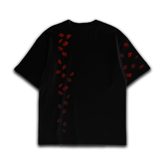 ROSES - Black T-shirt